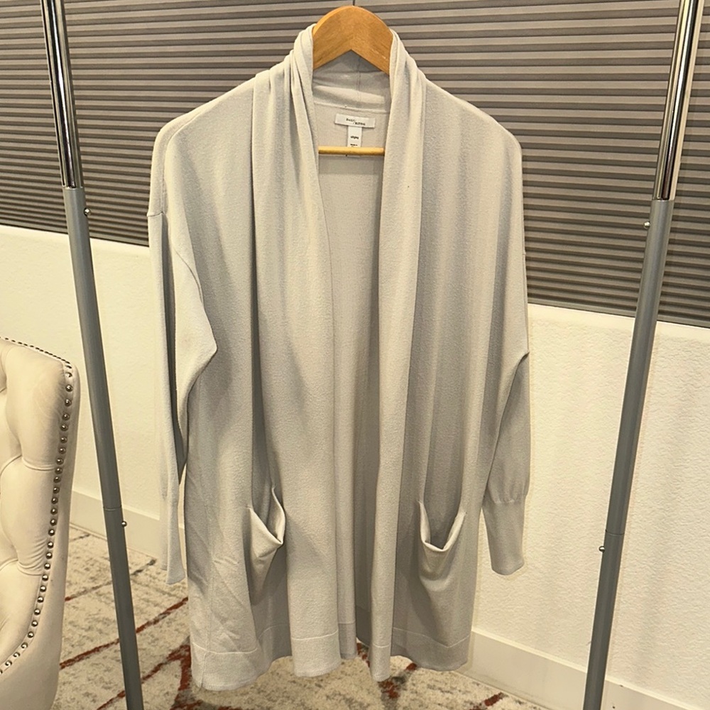 Daily Ritual Light Gray Cardigan